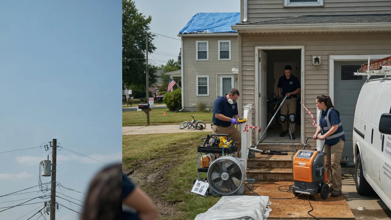 Water Damage Repair in Sturtevant, WI near me